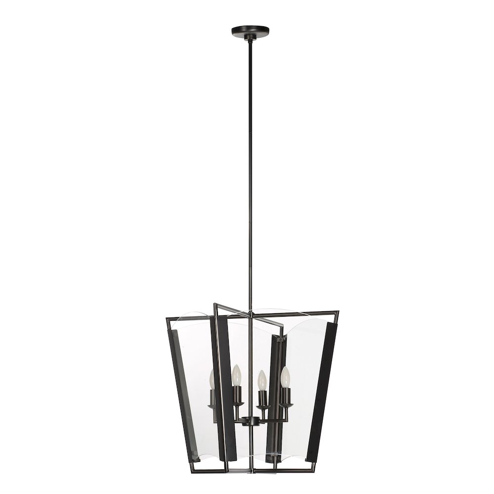 Toussaint 82.25" Height Ceiling Fixture, Clear