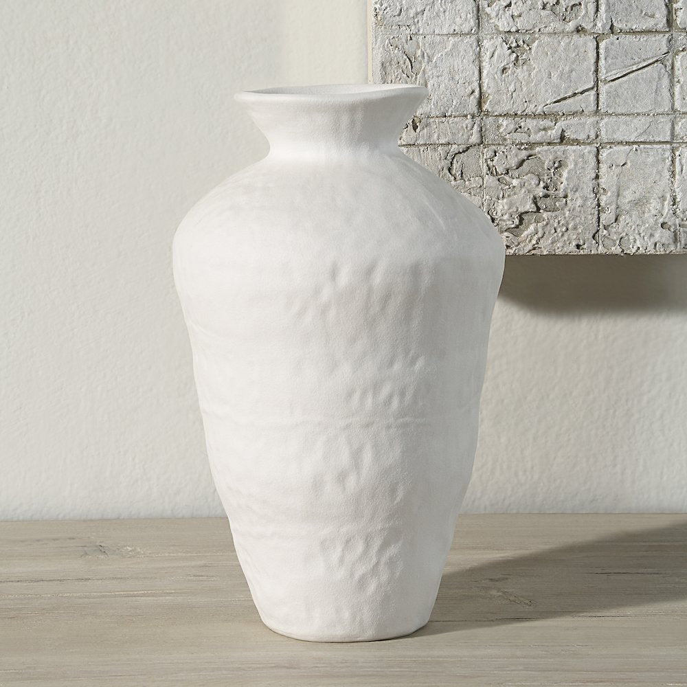 Melton Vase In White Color