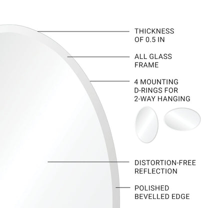 Frances Mirror, Oval