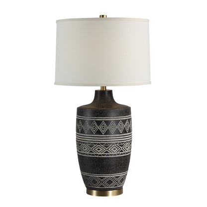 Ceniza 30.5" Height Table Lamp, Black