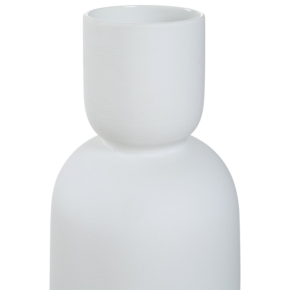 Dior Indoor Ceramic Vase, Off-White