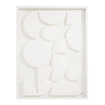 Tivat 36" Wide Wall Art, White