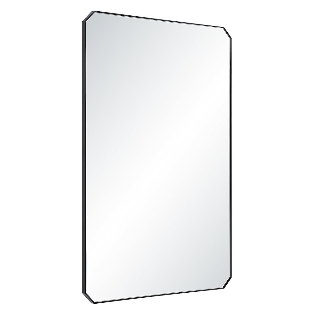 Jace 36" H x 24" W Wall Mirror, Black