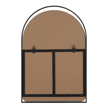 Maniola 30" H x 20" W Wall Mirror, Black