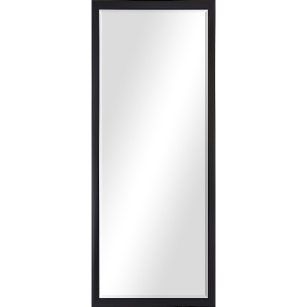 Delacorte 80" Tall Rectangle Wall Mirror, Black