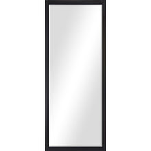 Delacorte 80" Tall Rectangle Wall Mirror, Black