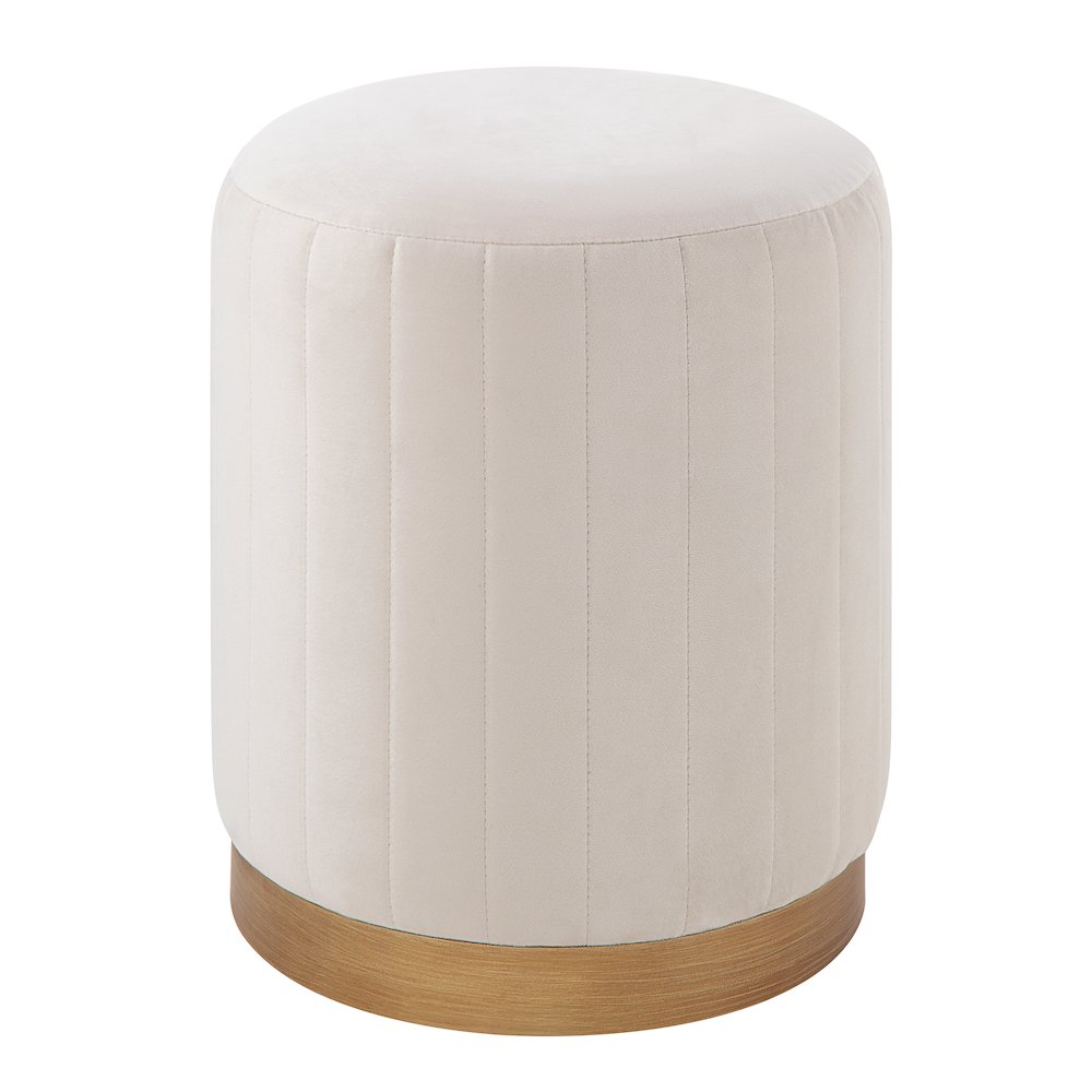 Baylor Ottoman In Cream Color