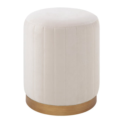 Baylor Ottoman In Cream Color
