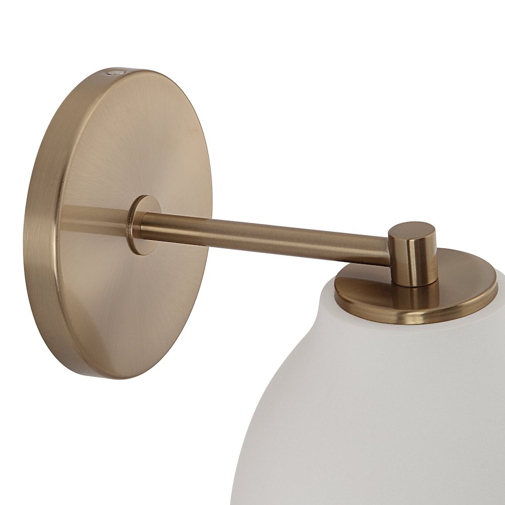 Mazia 8.5" Burnished Brass 1-Light Wall Sconce