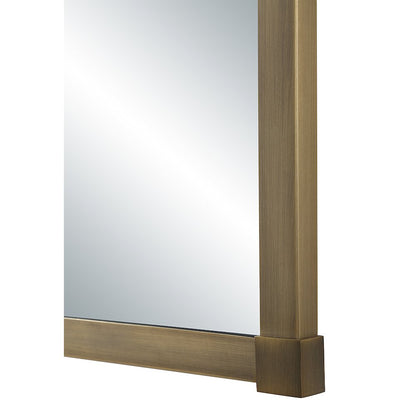 Khaya 35" H x 22" W Wall Mirror, Yellow