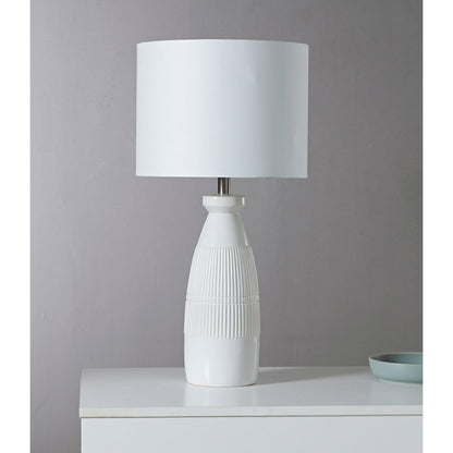 Nado 26.25" Length Table Lamp, Off-White