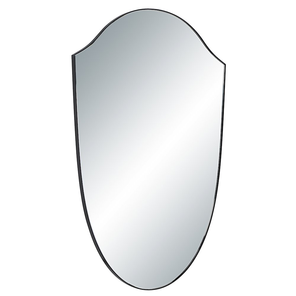 Ryker 40" H x 26" W Wall Mirror, Black