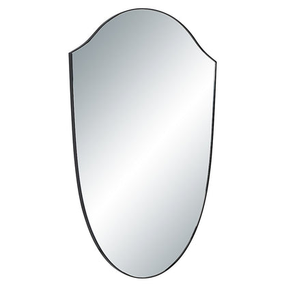Ryker 40" H x 26" W Wall Mirror, Black