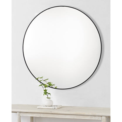 Posadas 36 x 36 Round Framed Mirror