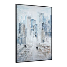Lyle 48" H x 36" W Canvas Art, Blue