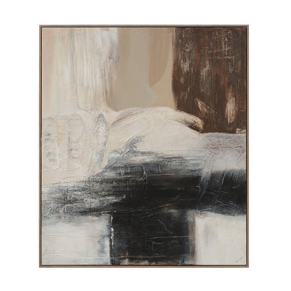 Cane 60" Wide Canvas Art with Wood Frame, Medium Walnut