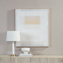 Morgen 35" Wide Canvas Art With Wood Frame, Cream