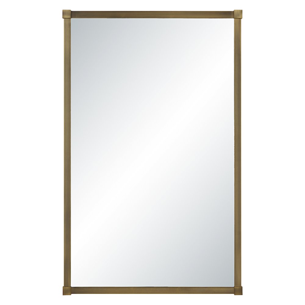 Khaya 35" H x 22" W Wall Mirror, Yellow
