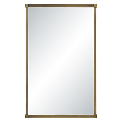 Khaya 35" H x 22" W Wall Mirror, Yellow