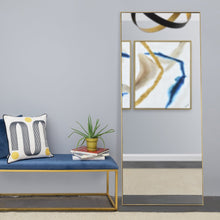 Crosland  30 in. x 72 in. Rectangular Framed Mirror