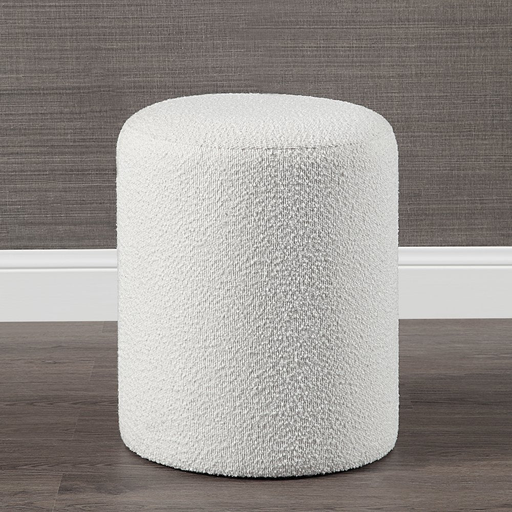 Corbin Ottoman In Cream Color