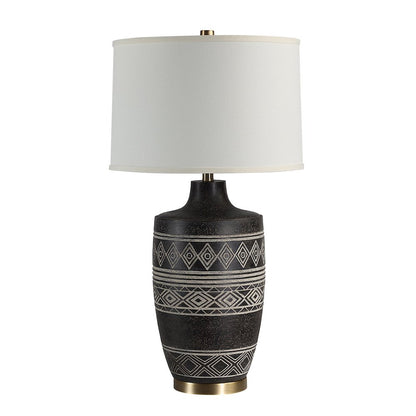 Ceniza 30.5" Height Table Lamp, Black