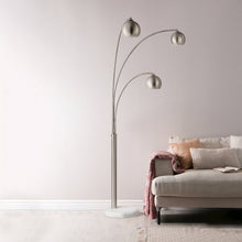 Aguillard 87.5" Height Floor Lamp, Grey