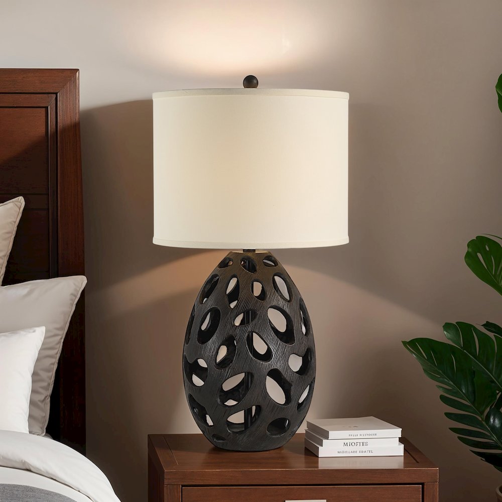 Loxley 30" Height Table Lamp, Brown