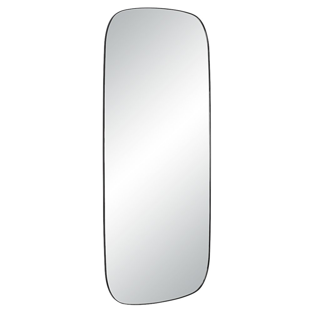 Almandine 72" Tall Rectangular Mirror, Matte Black