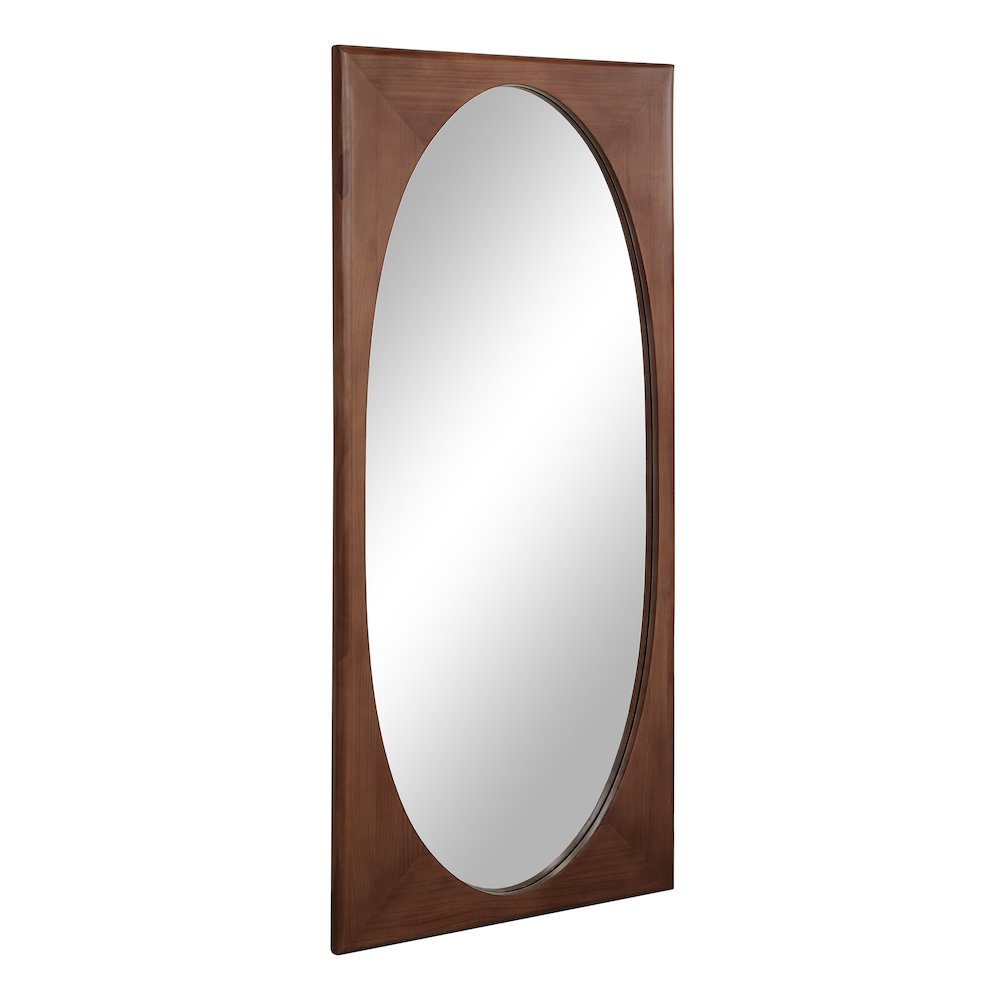 Sitia 68" H x 30" W Wall Mirror, Brown