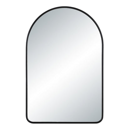 Cascais 36" H x 24" W Wall Mirror, Black