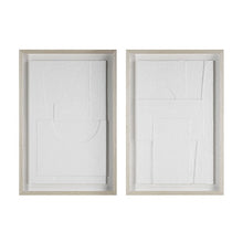 Linen 24.0" Wide Wall Decor, Printed Artwork (2 Piece Set)