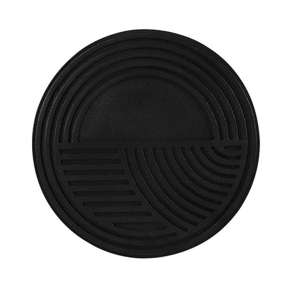 Sofia 3 Piece Wide Wall Art, Matte black
