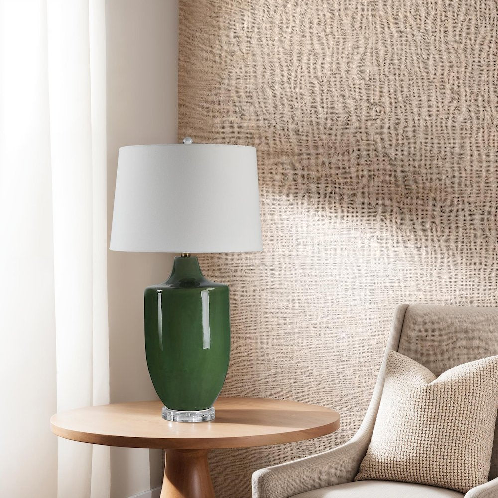 Pesca 30.75" Height Table Lamp, Green