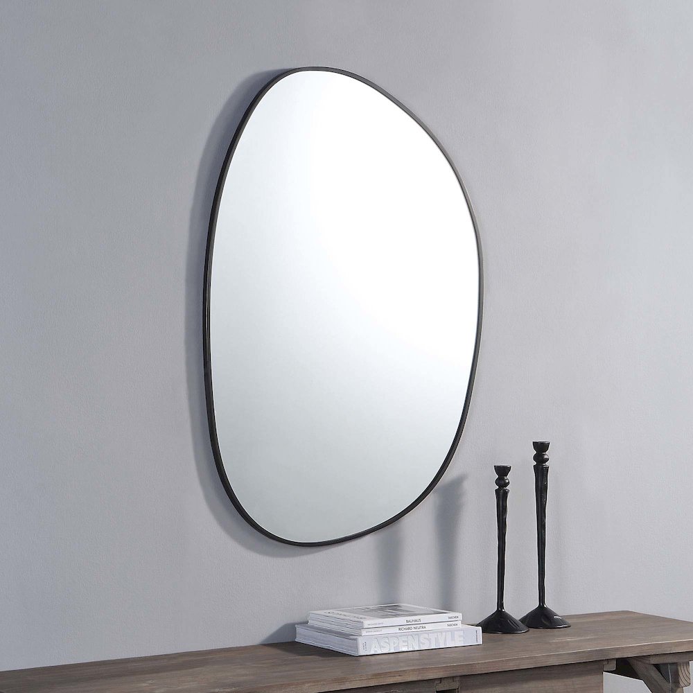 Bozeman 30 x 42 Irregular,Rectangular,Oval Framed Mirror