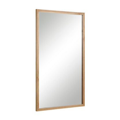 Canas 40" H x 24" W Wall Mirror, Brown