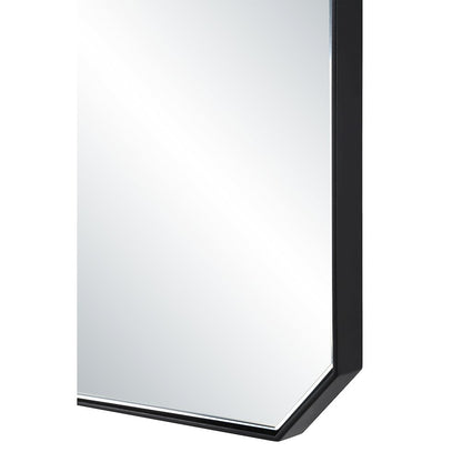 Jace 36" H x 24" W Wall Mirror, Black