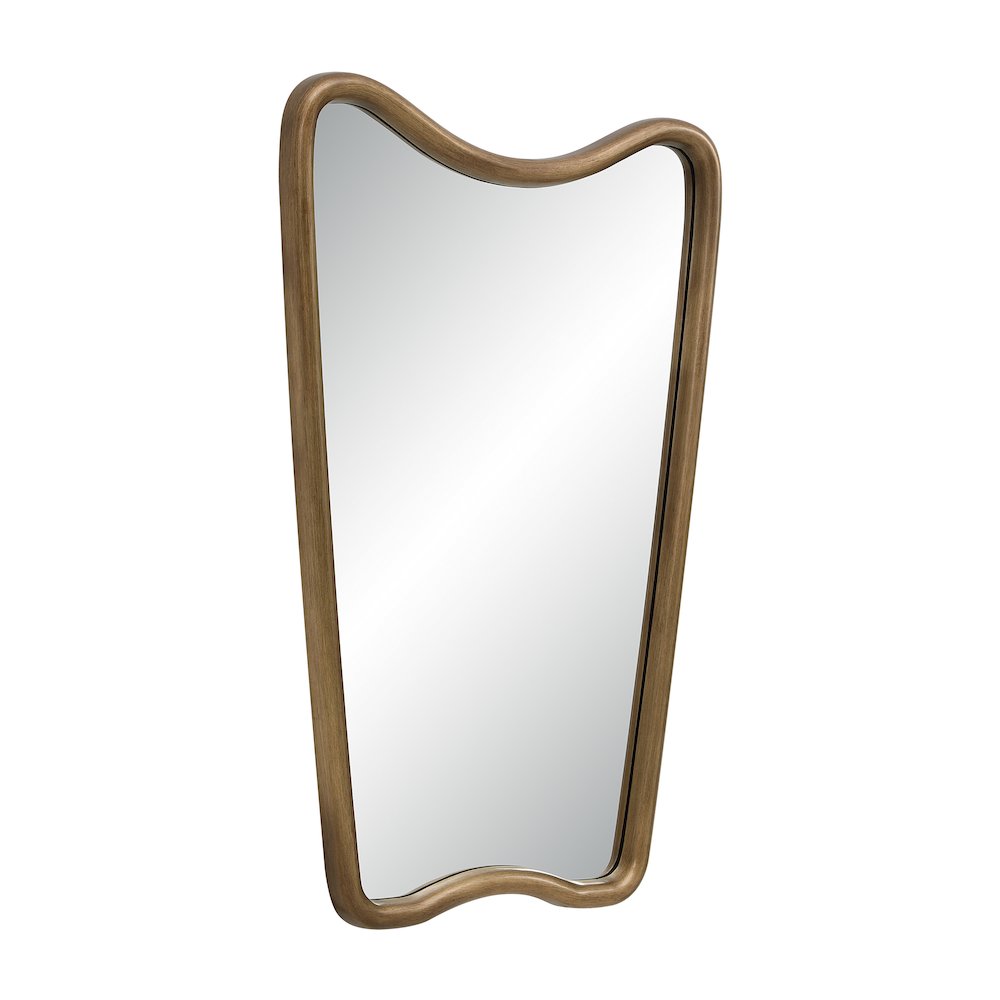 Echoa 35.75" H x 23.75" W Wall Mirror, Gold-Bronze