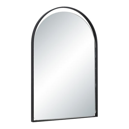 Maniola 30" H x 20" W Wall Mirror, Black
