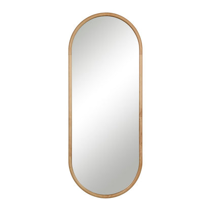 Pudino 60" H x 24" W Wall Mirror, Brown