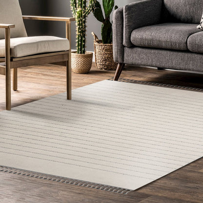 AMBROSE IVORY/GREY 10 x 13 Indoor Rug