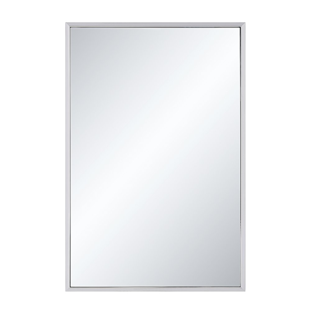 Dapia 36" H x 24" W Wall Mirror, Grey