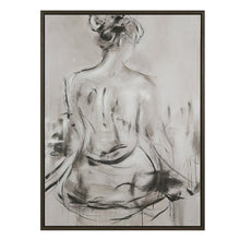 Evelyne 48" H x 36" W Canvas Art, White