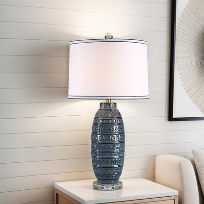 Spirea 30.47" Height Table Lamp, Blue