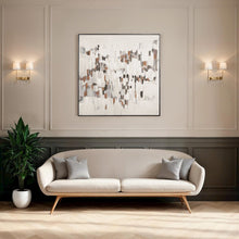 Malva 40" H x 40" W Canvas Art, Beige
