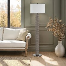 Moringa 72.0" Height Floor Lamps, Warm Charcoal Grey