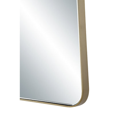Miley 40" H x 22" W Wall Mirror, Yellow