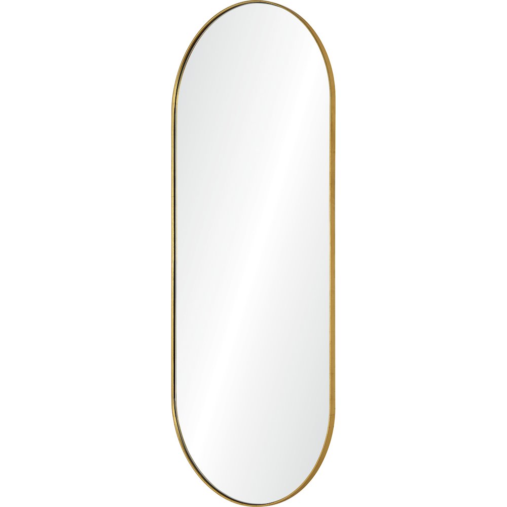 Marius 24 in. x 60 in. Oval Framed Mirror