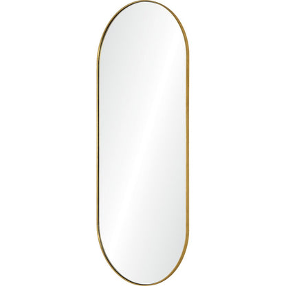 Marius 24 in. x 60 in. Oval Framed Mirror
