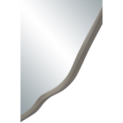 Knox 40" H x 40" W Wall Mirror, Silver